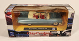 2004 New Ray City Cruiser Collection 1959 Cadillac Series 62 Convertible Blue 1/43 Scale Die Cast Toy Car Vehicle New in Box