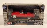 2014 Motor Max American Classics 1956 Ford Thunderbird Convertible Red 1:43 Scale Die Cast Toy Car Vehicle New in Box