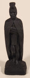 Vintage Coco Joe's Hawaii King Kamehameha I 5 1/2" Tall Carved Lava Rock Figurine Sculpture