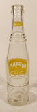 Vintage Nugrape "A Flavour You Can't Forget" 9 1/2" Tall 10 Fl oz Clear Glass Soda Pop Beverage Bottle