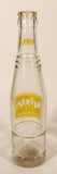 Vintage Nugrape "A Flavour You Can't Forget" 9 1/2" Tall 10 Fl oz Clear Glass Soda Pop Beverage Bottle