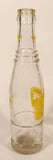 Vintage Nugrape "A Flavour You Can't Forget" 9 1/2" Tall 10 Fl oz Clear Glass Soda Pop Beverage Bottle