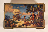 Vintage Thorne's Leeds, England The World's Premier Toffee Pirate Chest Tin Metal Container