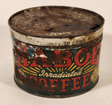 Vintage Nabob Irradiated Coffee Roaster Fresh The Same Famous Flavor Tin Metal Container