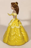 1990s Disney The Beauty and the Beast Princess Belle 7" Tall Vinyl Coin Bank with Moveable Right Arm