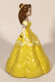 1990s Disney The Beauty and the Beast Princess Belle 7" Tall Vinyl Coin Bank with Moveable Right Arm