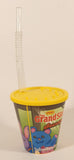 2020 DFO Denny's The Grand Slams Sausage Plastic Cup With Lid and Bendable Straw Plus 3" Mascot Toy Figure