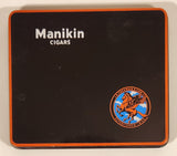 Vintage 1970s J. R. Freeman & Son Ltd Manikin Cigars Tin Metal Cigarette Case Holder