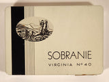 Vintage Sobranie Virginia No. 40 Tin Metal Cigarette Case Holder