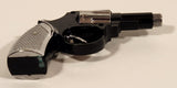 Black Plastic Gun Shaped Laser Light Flashlight with Prank Electric Shock Trigger