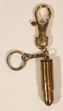Brass Metal Bullet Cigarette Lighter Clip On Keychain