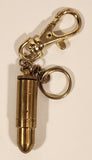 Brass Metal Bullet Cigarette Lighter Clip On Keychain