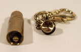 Brass Metal Bullet Cigarette Lighter Clip On Keychain