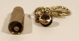 Brass Metal Bullet Cigarette Lighter Clip On Keychain