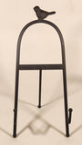 Bird Figural 10 1/2" Tall Cast Iron Display Stand