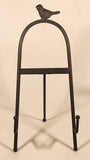 Bird Figural 10 1/2" Tall Cast Iron Display Stand