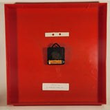 BWD Automotive Corporation Borg-Warner Automotive Red White Black 12 1/4" x 12 1/4" Plastic Advertising Wall Clock