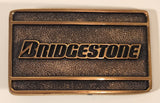 1983 BST Bridgestone Tires 2 1/8" x 3 3/8" Metal Belt Buckle