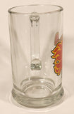 Libbey NHL Calgary Flames Ice Hockey Team Logo 5 1/2" Tall Glass Beer Mug Cup