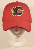 '47 Twins NHL Calgary Flames Ice Hockey Team Red Baseball Cap Hat OSFA Adjustable