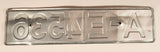 Bayern Landratsamt Augsburg Bavaria Germany Embossed Metal Vehicle License Plate Tag A - E 4536