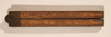 Vintage Lufkin No. 781 Warranted Box 24" Wood Folding Ruler Measure