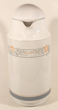 Crown Corning Thermique Apricot Grove Light Blue Pink Flower Pattern White 11" Thermal Water Pitcher Jug