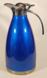 Stainless Steel Blue 11" Thermal Water Pitcher Jug