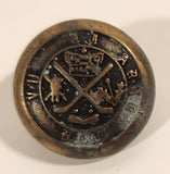 Vintage Royal Blackheath Golf Club London England 3/4" Silver Metal Button