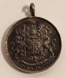 Antique 1939 to 1945 World War II Canadian Volunteer Service Medal 3/4" Silver Pendant