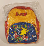 1990s Pokemon Pocket Monsters Ash, Brock, Pikachu, Oddish, Eevee, Jigglypuff, Electrode Backpack New in Bag