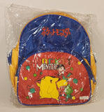 1990s Pokemon Pocket Monsters Ash, Pikachu, Oddish, Jigglypuff, Eevee Backpack New in Bag