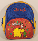 1990s Pokemon Pocket Monsters Ash, Pikachu, Oddish, Jigglypuff, Eevee Backpack New in Bag