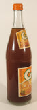 Rare Vintage Orange Crush Money Back Bottle 11 Fl Oz 296 mL 11 1/2" Tall Glass Bottle with Paper Labels Still Full Toronto Canada
