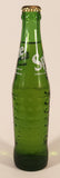 The Coca Cola Company Sprite 11 Fl Oz 296 mL 9 1/2" Tall Green Glass Bubble Bottle Still Full Made in Mexico