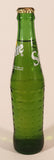 The Coca Cola Company Sprite 11 Fl Oz 296 mL 9 1/2" Tall Green Glass Bubble Bottle Still Full Made in Mexico