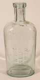 Antique Fellows & Co Chemists St. John N.B. 7 3/4" Tall Embossed Glass Medicine Bottle