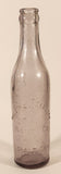 Rare Antique The Cobalt Aerated Water Co. Cobalt, Ontario 9" Tall Embossed Amethyst Glass Bottle