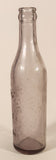 Rare Antique The Cobalt Aerated Water Co. Cobalt, Ontario 9" Tall Embossed Amethyst Glass Bottle