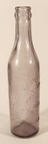 Rare Antique The Cobalt Aerated Water Co. Cobalt, Ontario 9" Tall Embossed Amethyst Glass Bottle