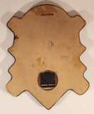 MLB American League Toronto Blue Jays Baseball Team Bats and Ball Diamond Shaped 12" x 15 1/4" Lacquered Wood Wall Clock