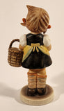 Vintage 1962 Hummel 98/0 "Sister" Girl with Flowers and Basket 5 1/4" Porcelain Figurine Made in West German