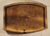 Vintage Kronenbourg Imported Beer Faux Carved Wood Style 16" x 22 3/4" Made in Belgium