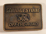 AT Bridgestone Tires Off-The-Road Mining Dump Truck 2 1/4" x 3 1/8" Metal Belt Buckle In Box