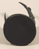 Winged Gargoyle Perched on Skull 5 3/4" Resin Candle Holder