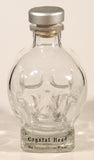 Crystal Head Vodka Skull Shaped 750 mL 7 1/4" Glass Bottle with Ceramic Cork Lid