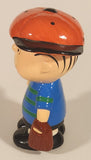 Vintage 1971 United Features Syndicate Peanuts Linus Baseball Player with Glove Hat and Blanket 5 1/2" Ceramic Coin Bank