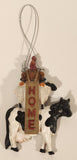 Home Stacked Cow Sheep Rooster Resin Hanging Ornament