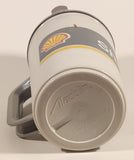 Vintage Aladdin Shell Gas Service Stations Grey 6 5/8" Black Plastic Travel Mug Cup with Lid