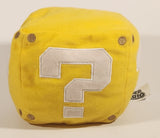 2021 Jakks Pacific Nintendo Super Mario Question Block 5" Stuffed Plush Toy with Sound